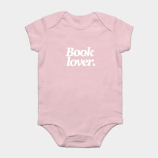 Book Lover - Statement Tee Baby Bodysuit